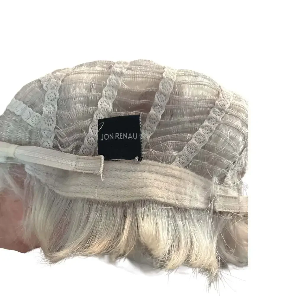 Jon Renau Short Layered Platinum Blonde Synthetic Wig